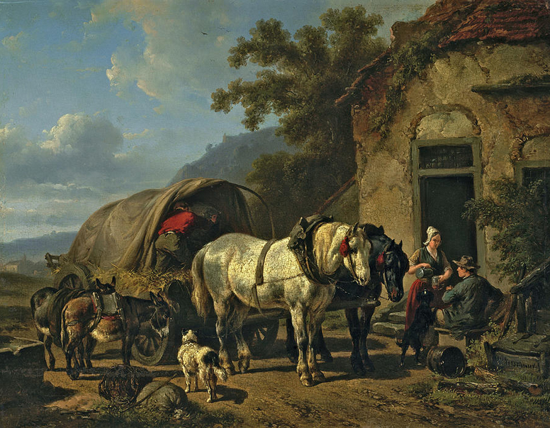 wagon at the inn image